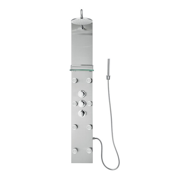 Blue Ocean 57'' Shower Panel with Adjustable Shower Head &amp; Reviews ...